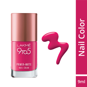 Buy Lakme 9 to 5 Primer + Matte Nail Color - Nykaa