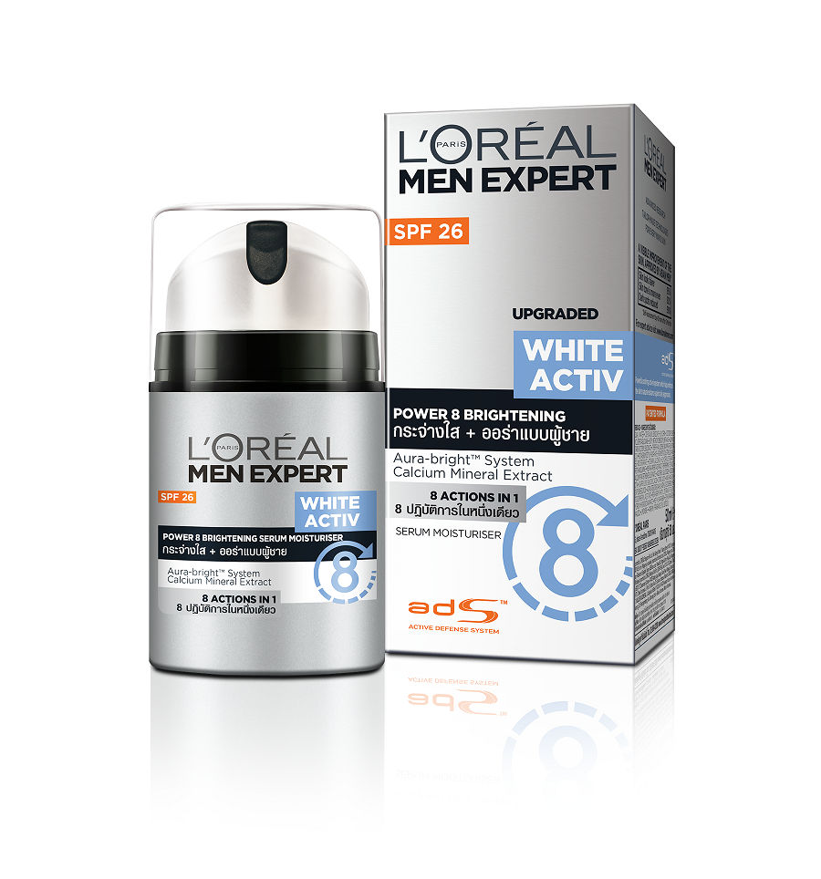 L Oreal Paris Men Expert White Activ Power 8 Brightening Serum Moisturizer Spf 26 Buy L Oreal Paris Men Expert White Activ Power 8 Brightening Serum Moisturizer Spf 26 Online At Best Price In ● use a water resistant sunscreen if swimming or sweating. l oreal