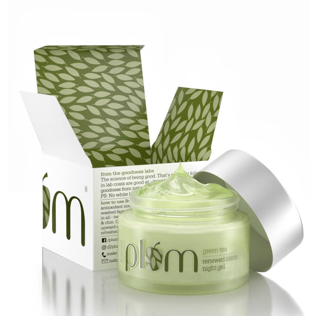 Plum Green Tea Renewed Clarity Night Gel Buy Plum Green Tea Renewed Clarity Night Gel Online At Best Price In India Nykaa