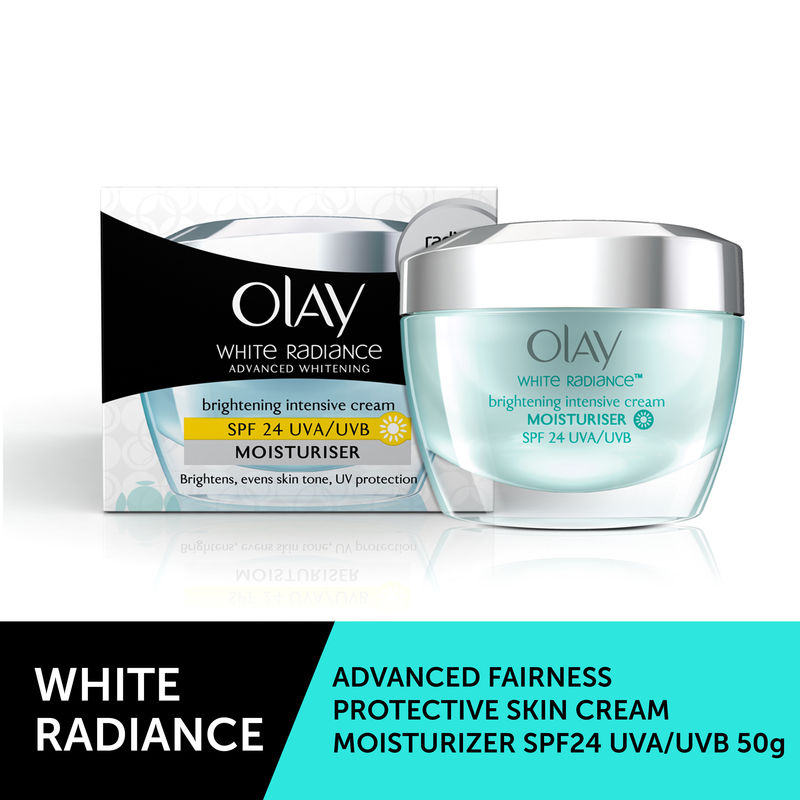 Olay White Radiance Advanced Whitening Brightening Intense Cream Moisturizer SPF 24 UVA/UVB 50g