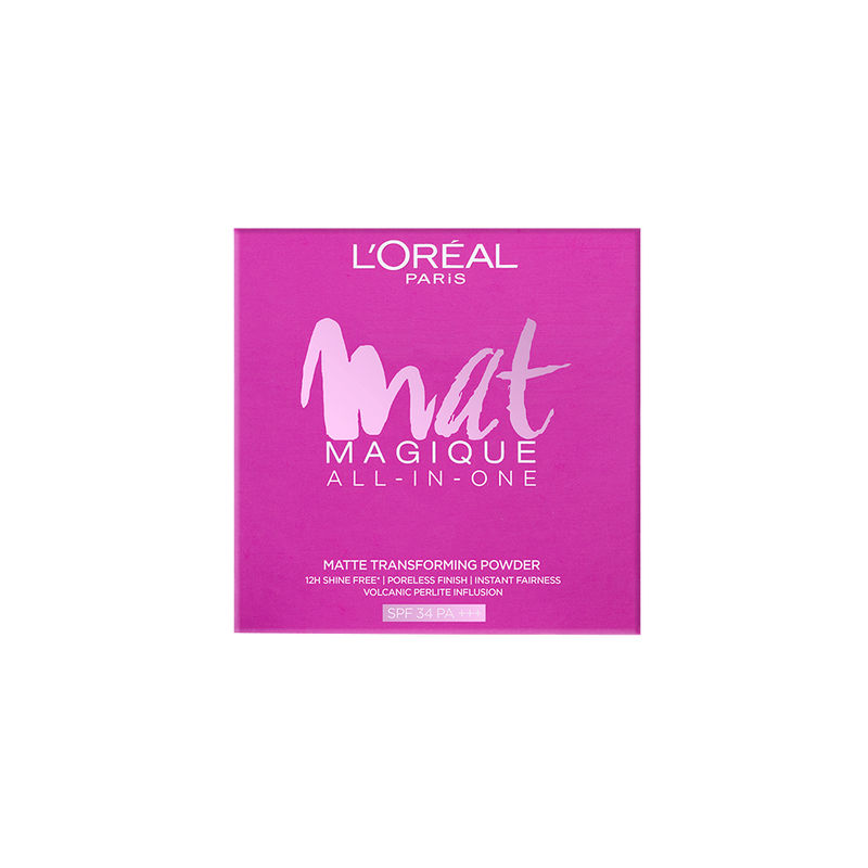 L'Oreal Paris Compact Powder - Buy L'Oreal Paris Mat Magique All-In-One Pressed Powder Online in India