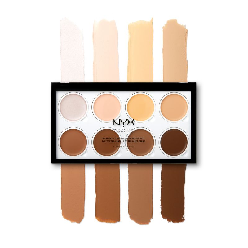 NYX Professional Makeup Highlight & Contour Cream Pro Palette