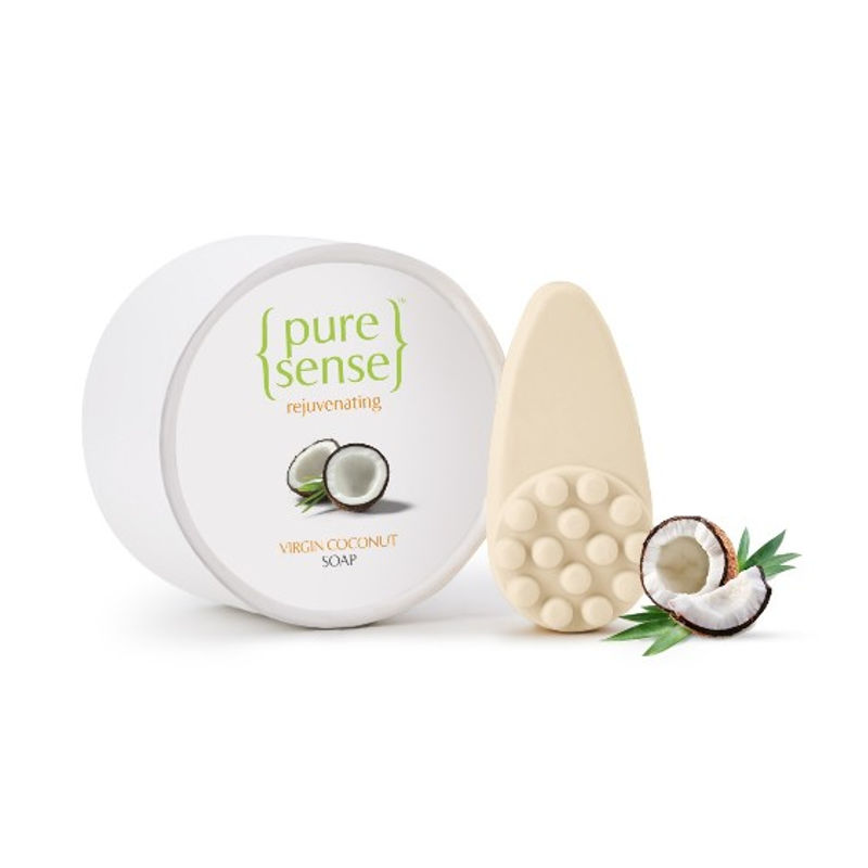 PureSense Rejuvenating Virgin Coconut Soap - Sulphate And Paraben Free