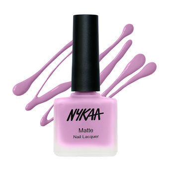 Nykaa Cosmetics Nail Polish Matte Enamel Lilac Wrisch By Ted Baker London