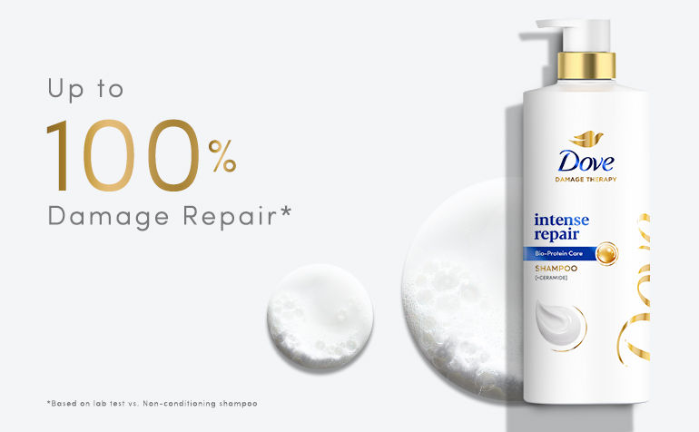 Dove Intense Repair Shampoo packaging