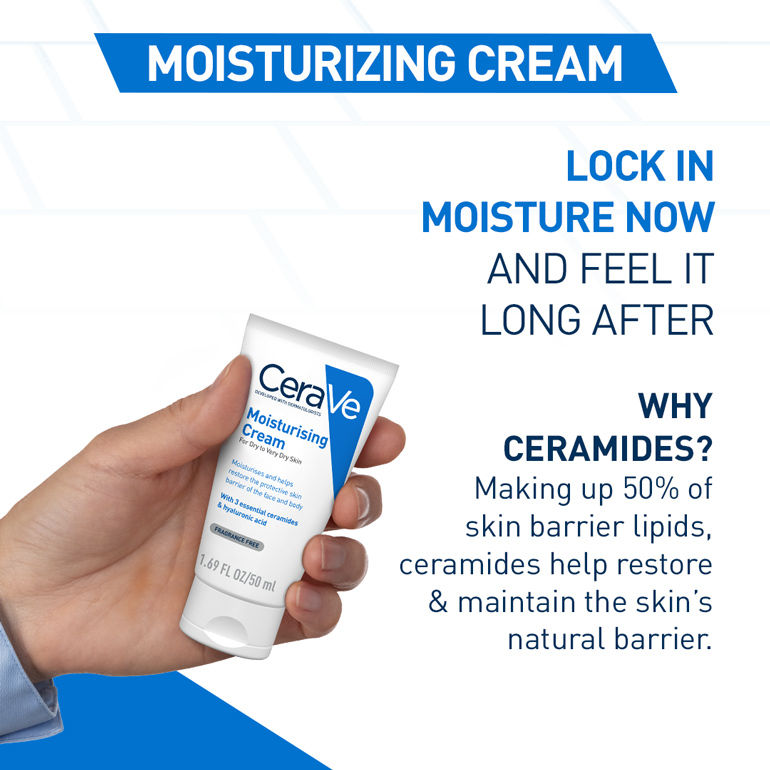 Buy CeraVe Morning Skincare Combo of Facewash, Moisturizer, SPF 50