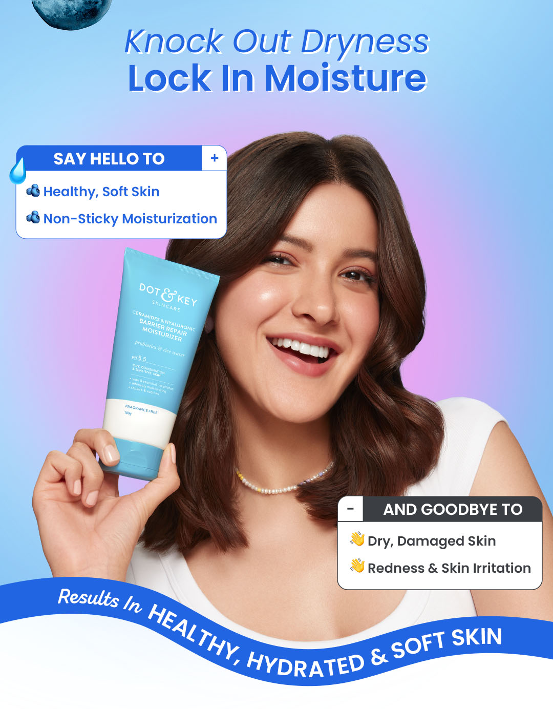 Plump Skin, Lightweight Moisturization, Quick absorbing, Fragrance-Free