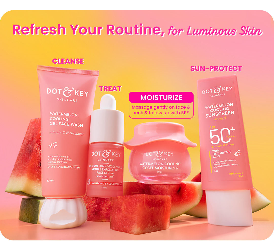 Plump skin, Hydrated skin
