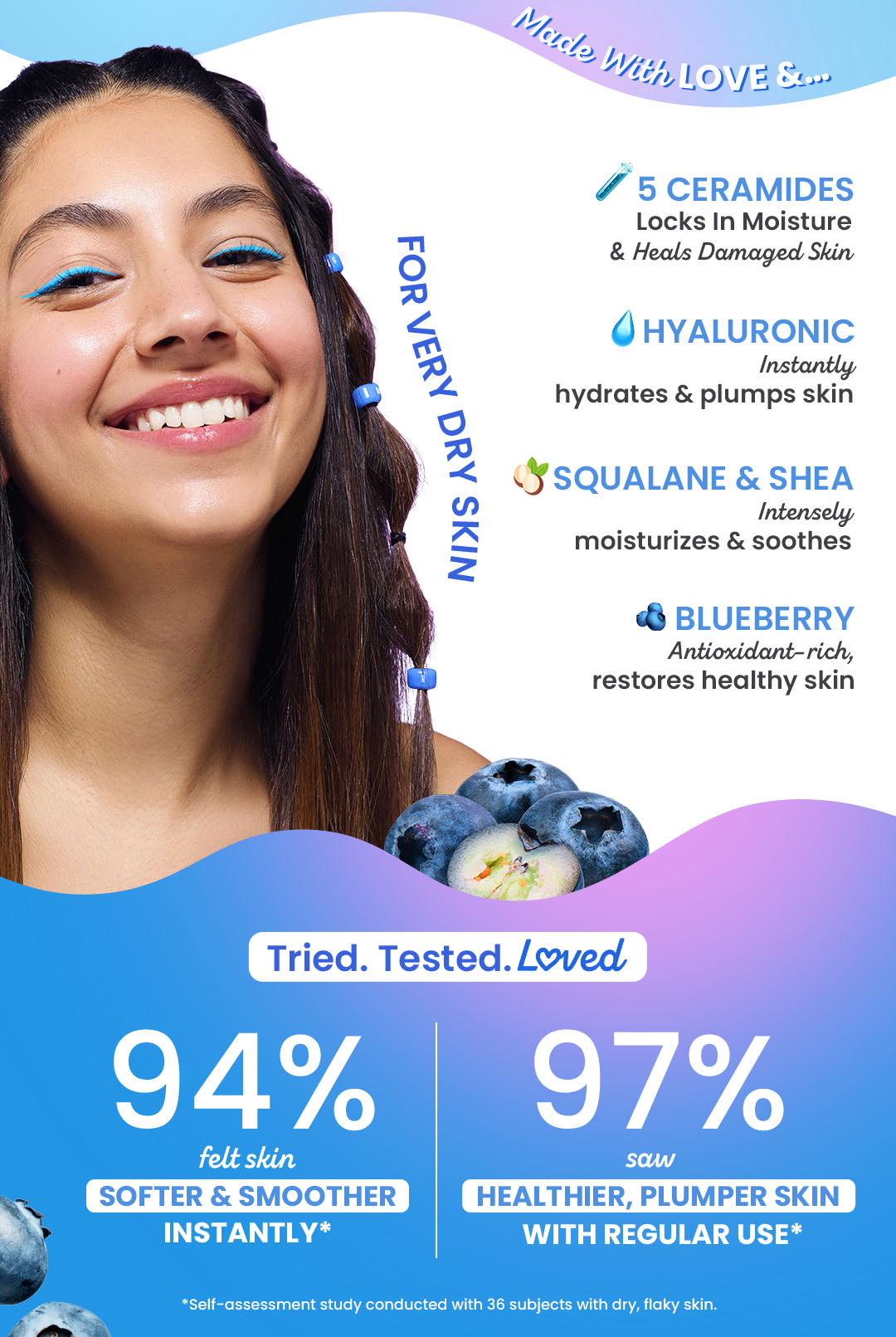 Japanese rice water, Oil-free hydration, 120 hr moisture lock