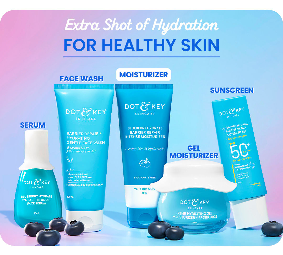 Plump skin, Hydrated skin