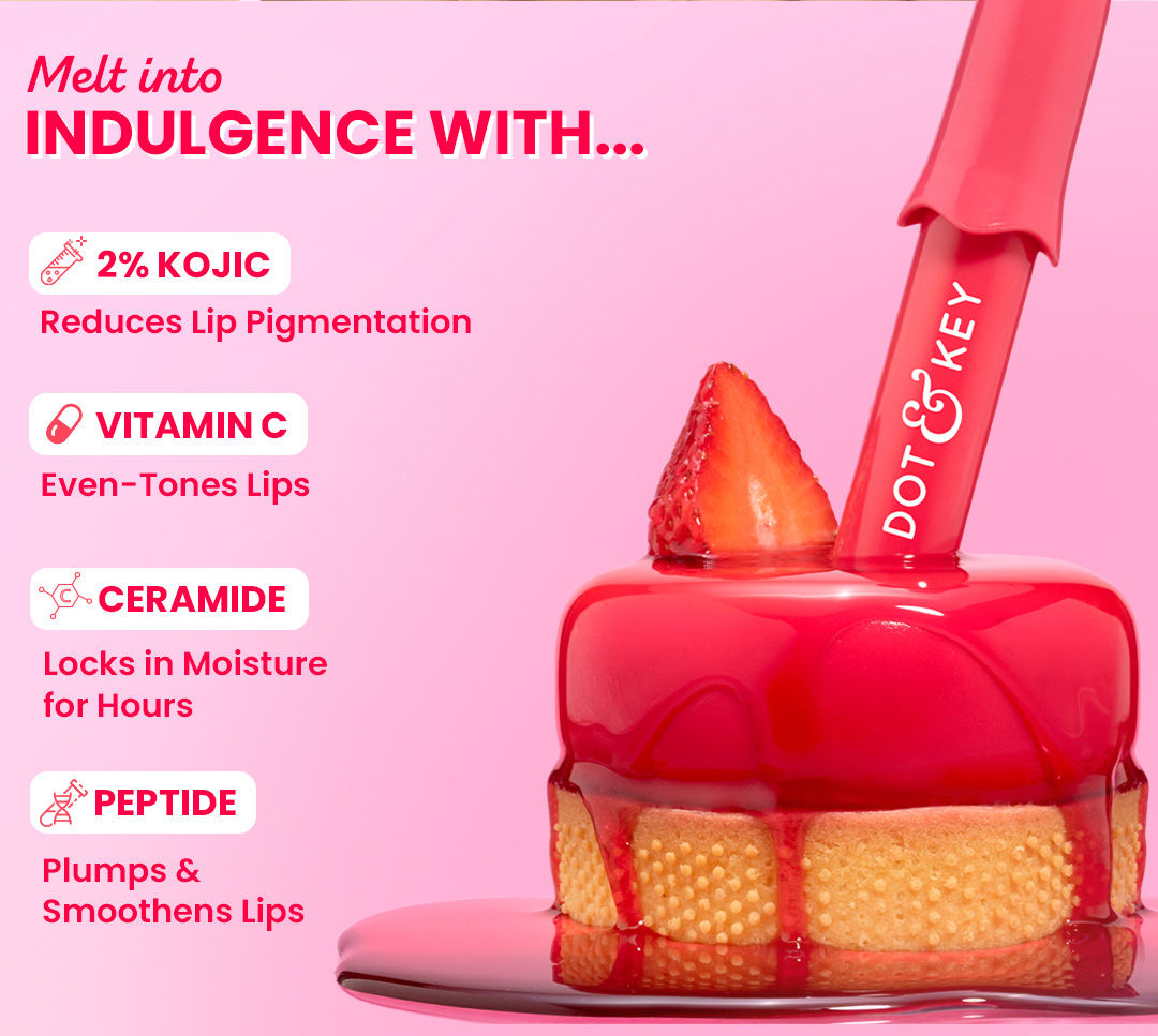 tinted lip balm, Strawberry, beetroot, lip brightening for dark lips, hydrating lip balm