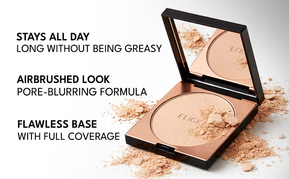 FLiCKA Cover to Conquer - Stays All Day Without Grease, Airbrushed Look, Flawless Base with Full Coverage