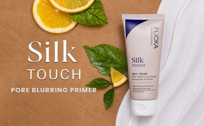 FLiCKA Silk Touch Milk-Cream - Pore Blurring Primer, Moisturizer and Sun Care in One