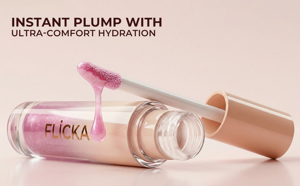 FLiCKA Lip Plumper - Instant Plump with Ultra-Comfort Hydration
