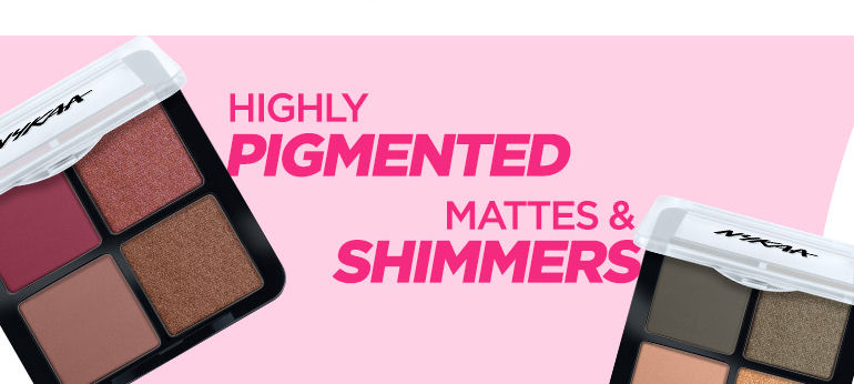Nykaa Cosmetic 4-in-1 Quad Eyeshadow Palettes