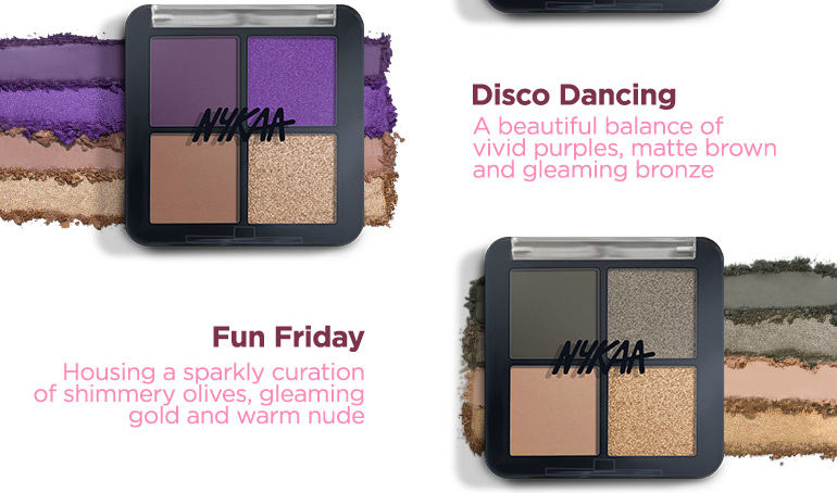 Nykaa Cosmetic 4-in-1 Quad Eyeshadow Palettes