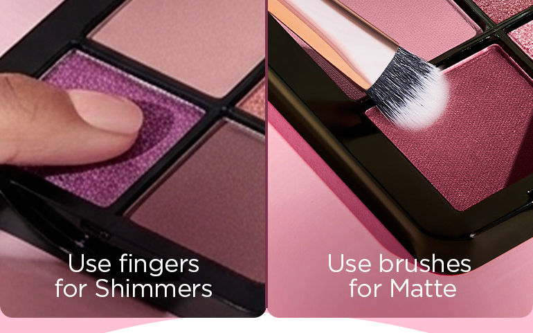 Nykaa Cosmetic 4-in-1 Quad Eyeshadow Palettes