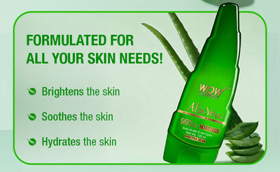 Buy WOW Skin Science 99% Pure Aloe Vera Gel for Face, Skin and Hair for  Both Men and Women Online