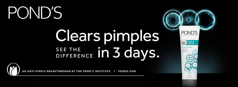 Ponds Oil Control F1 Banner