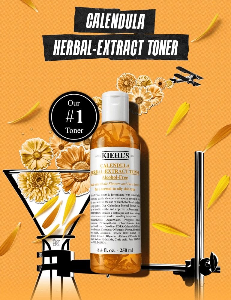 Buy Kiehl's Calendula Herbal Extract Alcohol-Free Toner Online