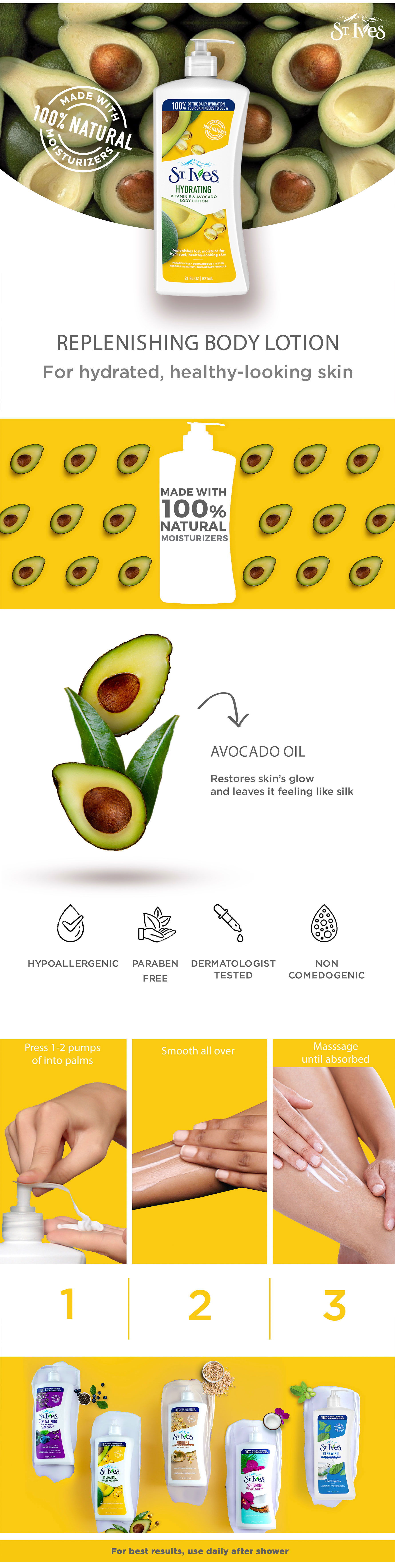 st ives avocado lotion