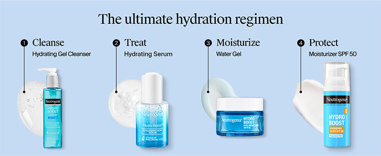 Neutrogena Hydro Boost Hyaluronic Acid Water Gel Light Face Moisturizer For Normal, Dry & Oily Skin - 50g
