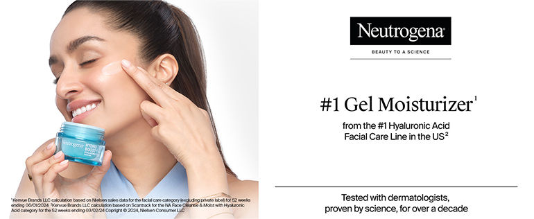 Neutrogena Hydro Boost Hyaluronic Acid Water Gel Light Face Moisturizer For Normal, Dry & Oily Skin - 50g