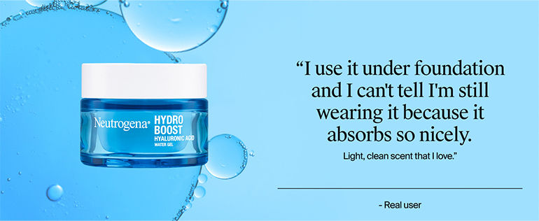 Neutrogena Hydro Boost Hyaluronic Acid Water Gel Light Face Moisturizer For Normal, Dry & Oily Skin - 50g