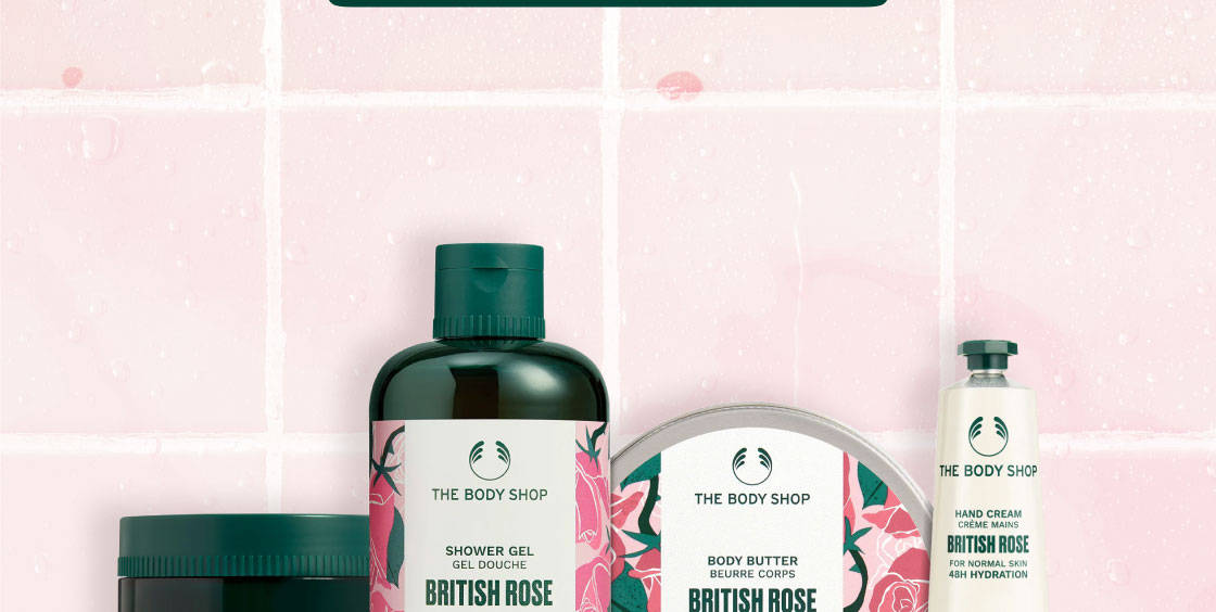 The Body Shop British Rose Range