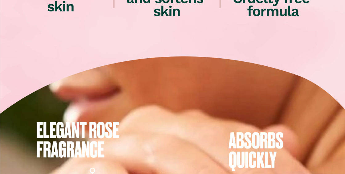 Elegant Rose Fragrance, Absorbs Quickly