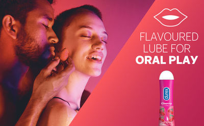 Buy Durex Lube Cherry Flavoured Lubricant Gel for Men & Women Online