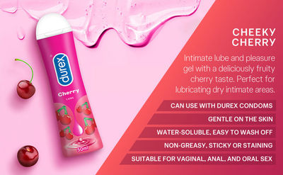 Buy Durex Lube Cherry Flavoured Lubricant Gel for Men & Women Online Buy Durex Lube Cherry Flavoured Lubricant Gel for Men & Women Online