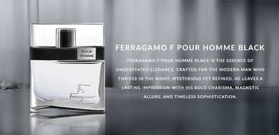 Buy Ferragamo F Pour Homme Black Eau De Toilette For Him Online