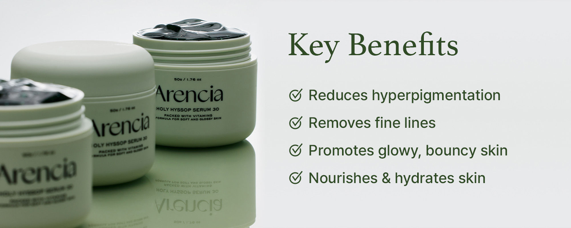 Arencia Holy Hyssop Serum 30 (Pack Size50g)