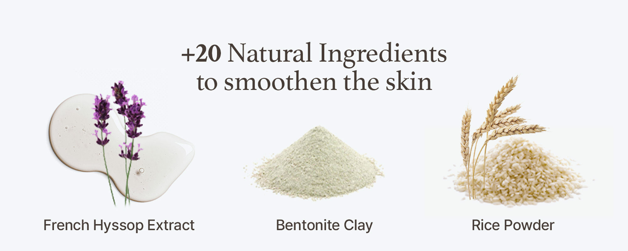 Arencia Fresh Blue Hyssop Rice Mochi Cleanser (Pack Size120g)