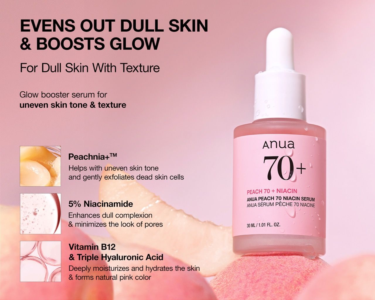 Anua Peach 70 Niacin Serum
