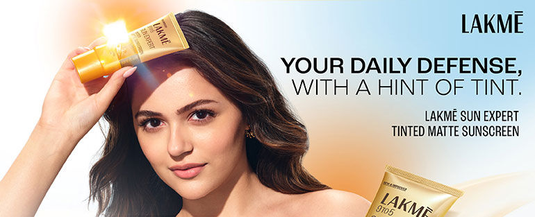 Lakmē Sun Expert Tinted Sunscreen SPF 50 PA +++ Broad spectrum UVA/B protection Blue light protection No White Cast for all dry, oily, normal skin Matte Finish product detail 1