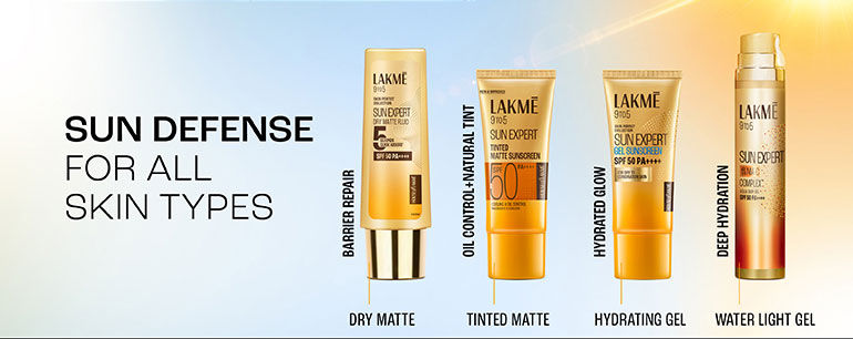 Lakmē Sun Expert Tinted Sunscreen SPF 50 PA +++ Broad spectrum UVA/B protection Blue light protection No White Cast for all dry, oily, normal skin Matte Finish product detail 6