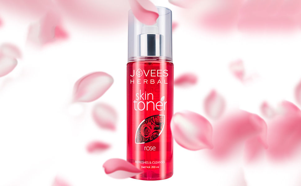 Jovees Herbal Rose Skin Toner For Youthful Skin | skin toner for glowing skin | Skin toner for women | skin toner for dry skin | skin toner for acne | skin care for clear skin | skin toner mist | skin toner | natural skin toner | face toner | rose toner | Rose water for skin