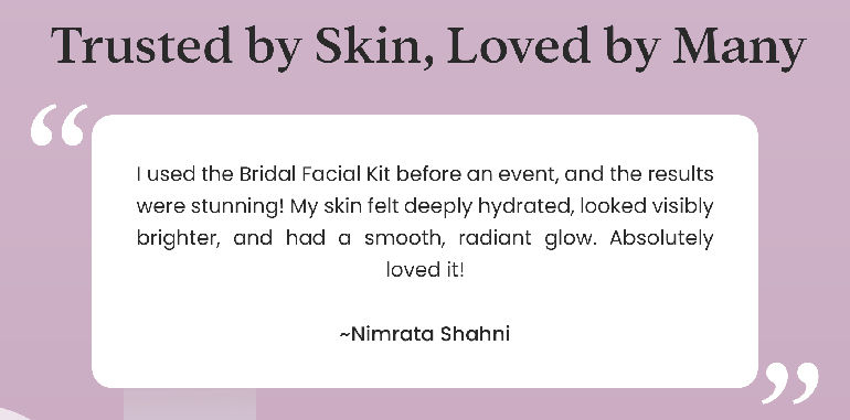 Bridal Facial Kit Radiant Skin 4