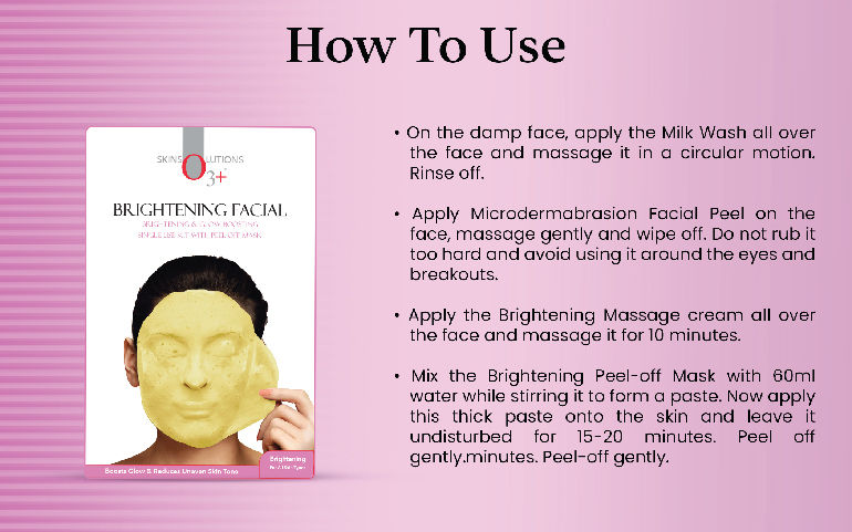 Brightening Facial Kit Single Dose 05