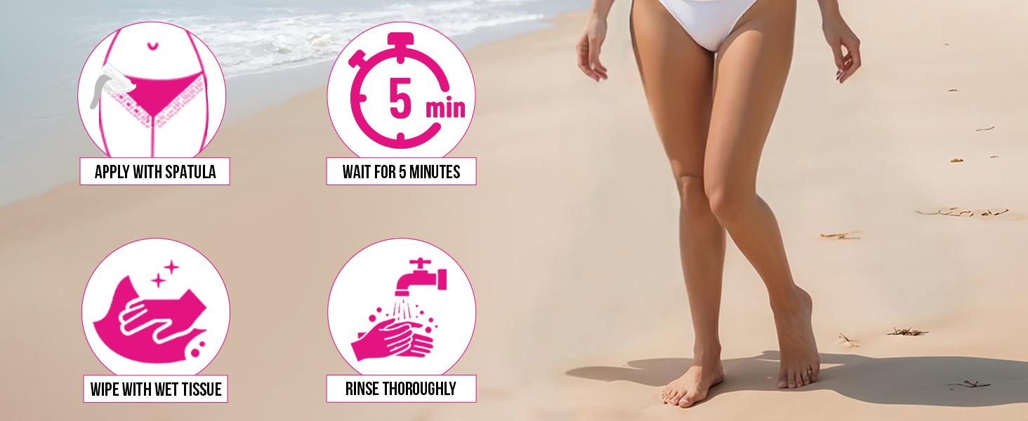 everteen Bikini Line Hair Remover Cream for Smooth Skin