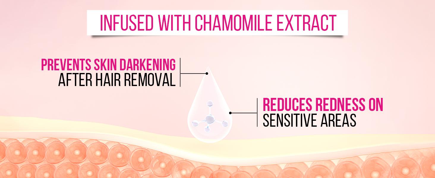 Best Hair Removal Cream for Bikini Line with Chamomile