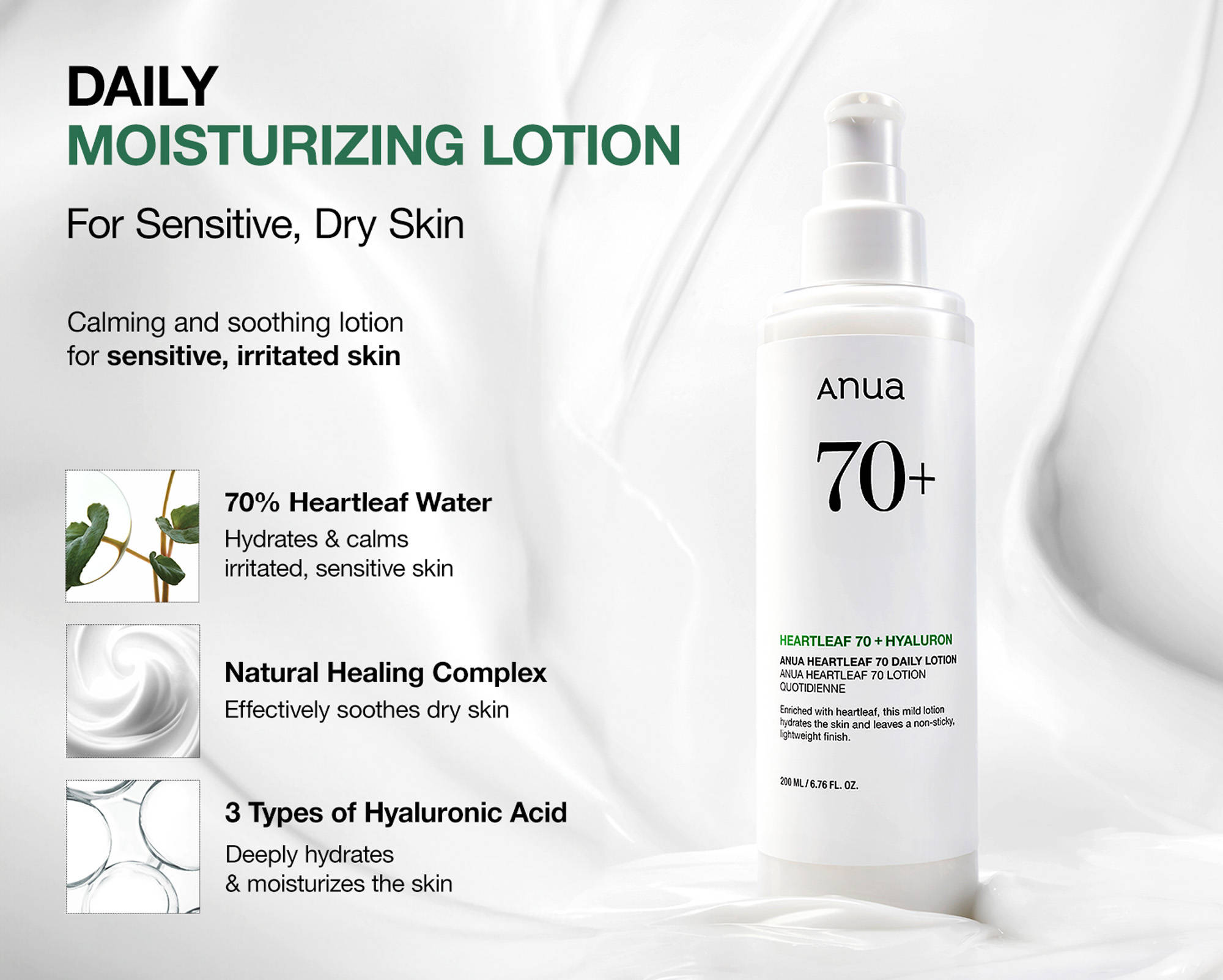 Anua Heartleaf 70 Daily Lotion