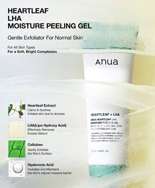 Anua Heartleaf Lha Moisture Peeling Gel