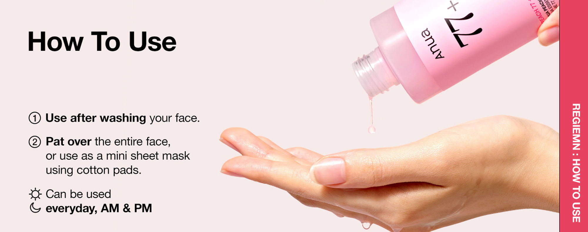 Anua Peach 77 Niacin Essence Toner