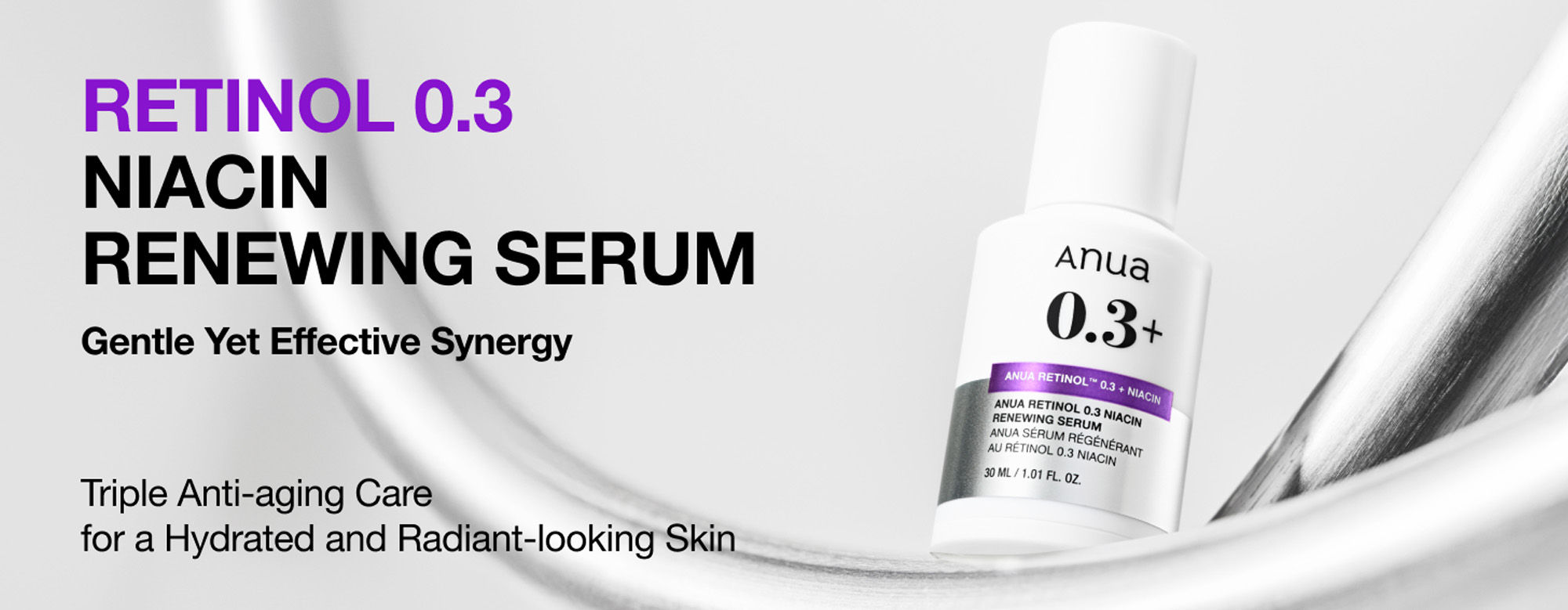 Buy Anua Retinol 0.3 Niacin Renewing Serum, Anti-Aging Serum with
