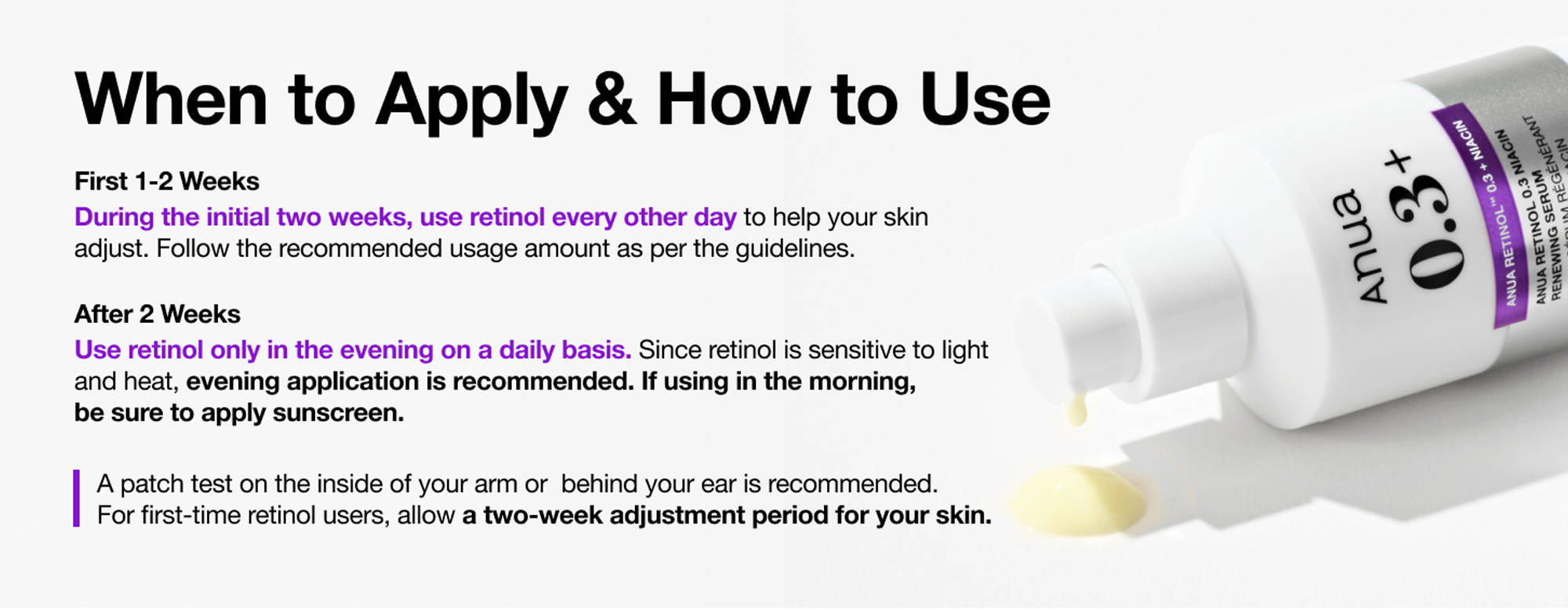 Anua Retinol 0.3 Niacin Renewing Serum