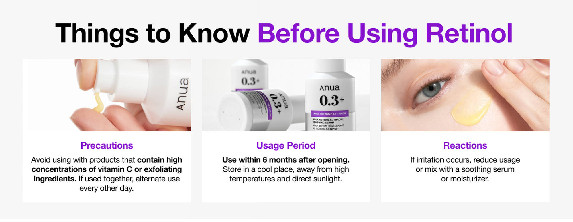 Anua Retinol 0.3 Niacin Renewing Serum
