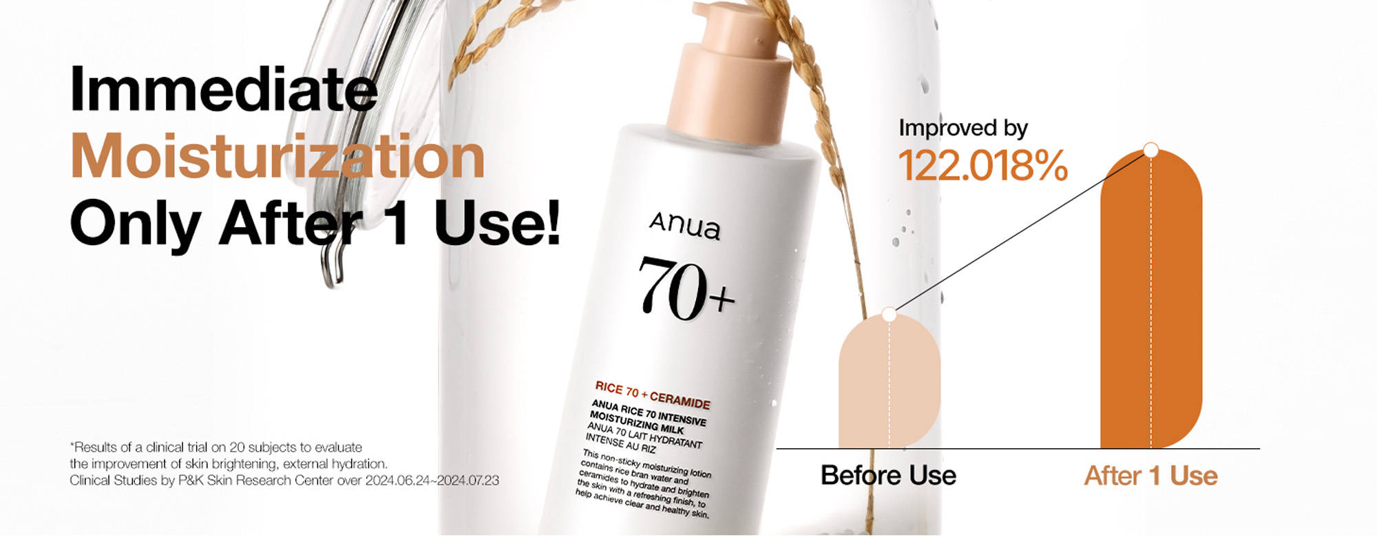 Anua Rice 70 Intensive Moisturizing Milk